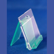 <p>PRECIOS       Porta precios Horizontal para gancho 6 mm<br>Medidas: A-8  74  x  50 mm<br>